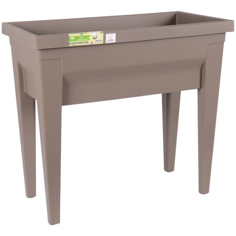 EDA hoogbed VEG&Table City, taupe, 760×385×680 mm, 57 liter
